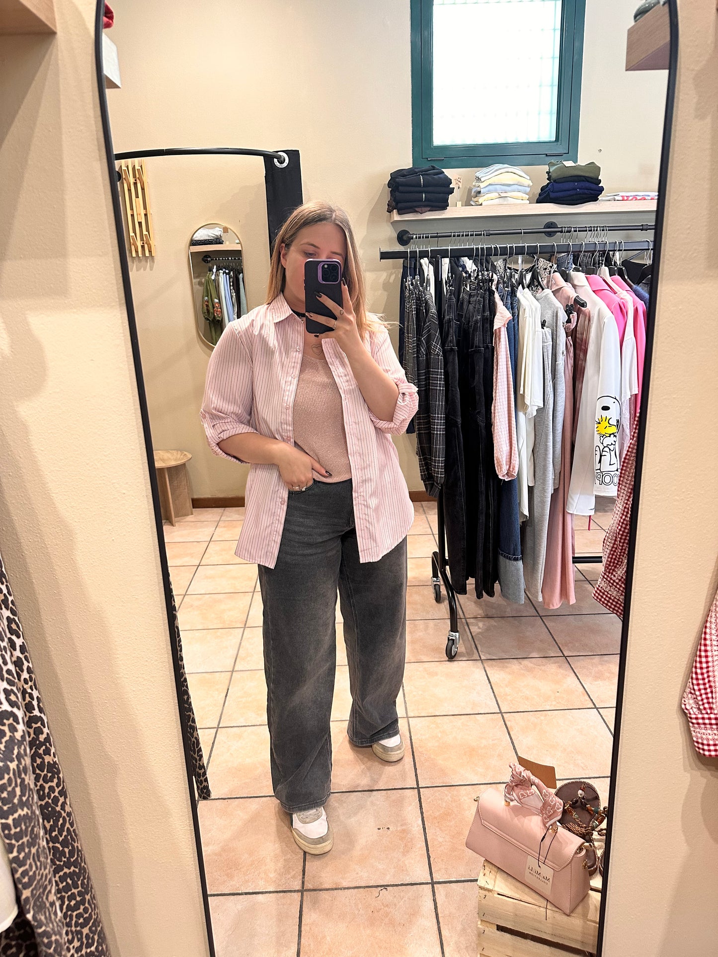 Camicia over righe