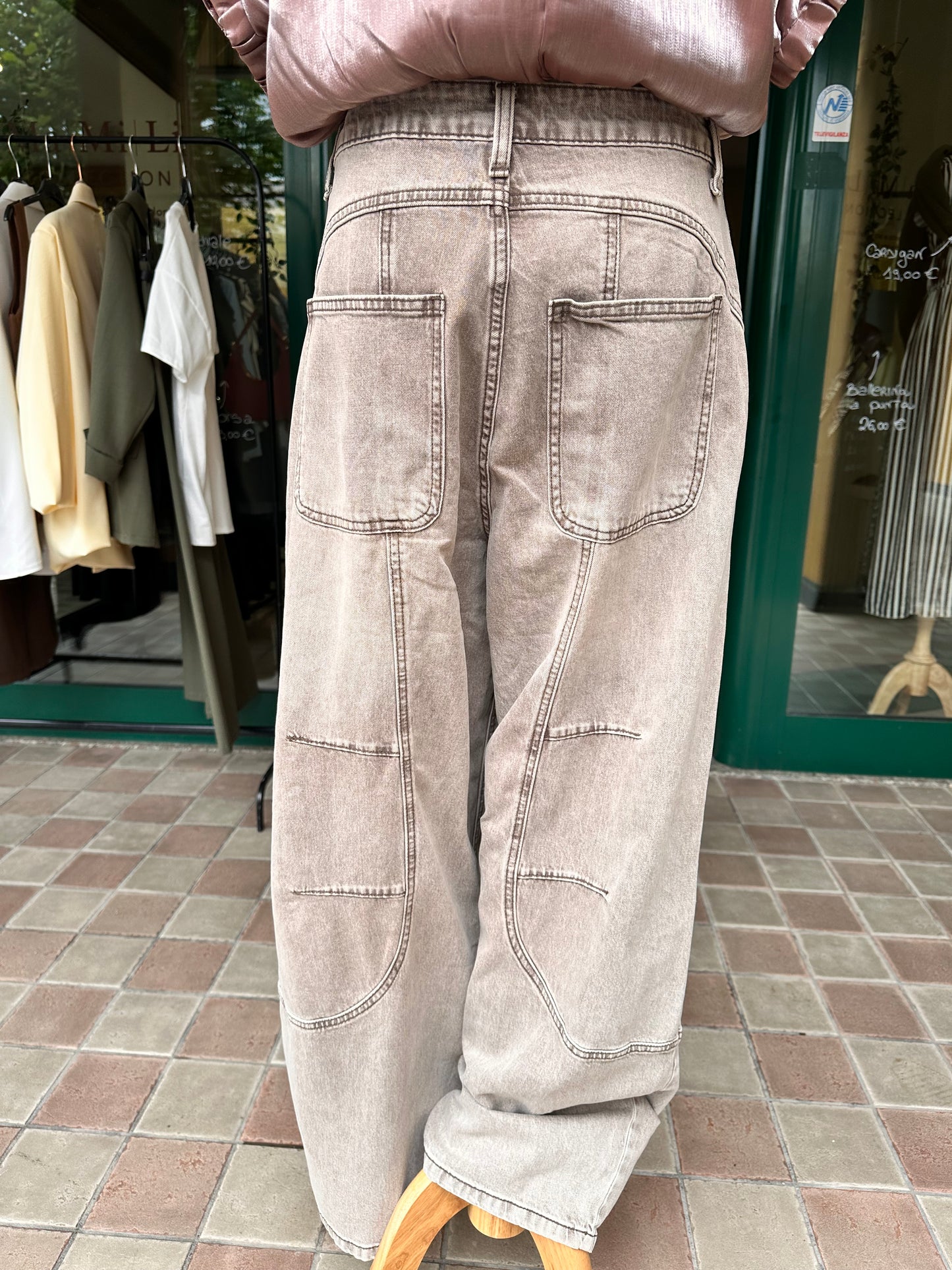 Jeans taupe