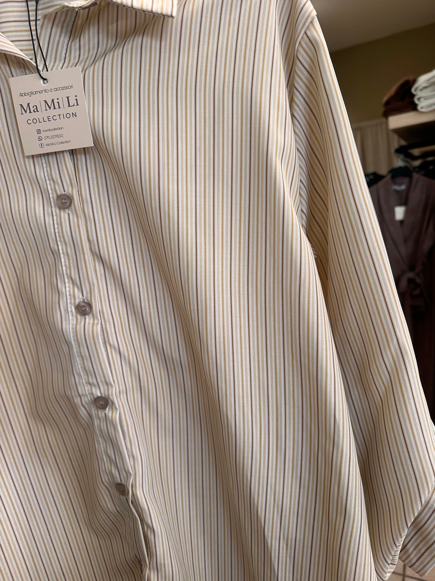 Camicia over righe