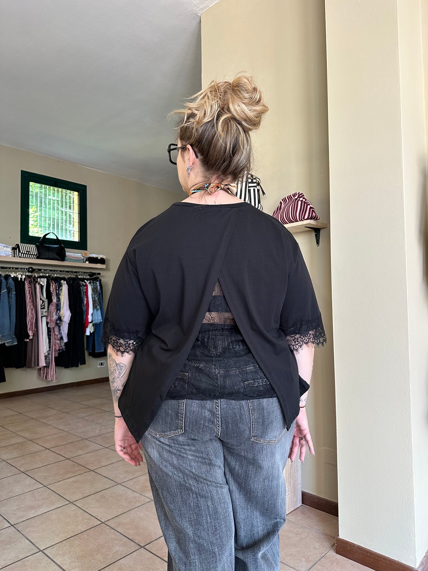 T-shirt pizzo