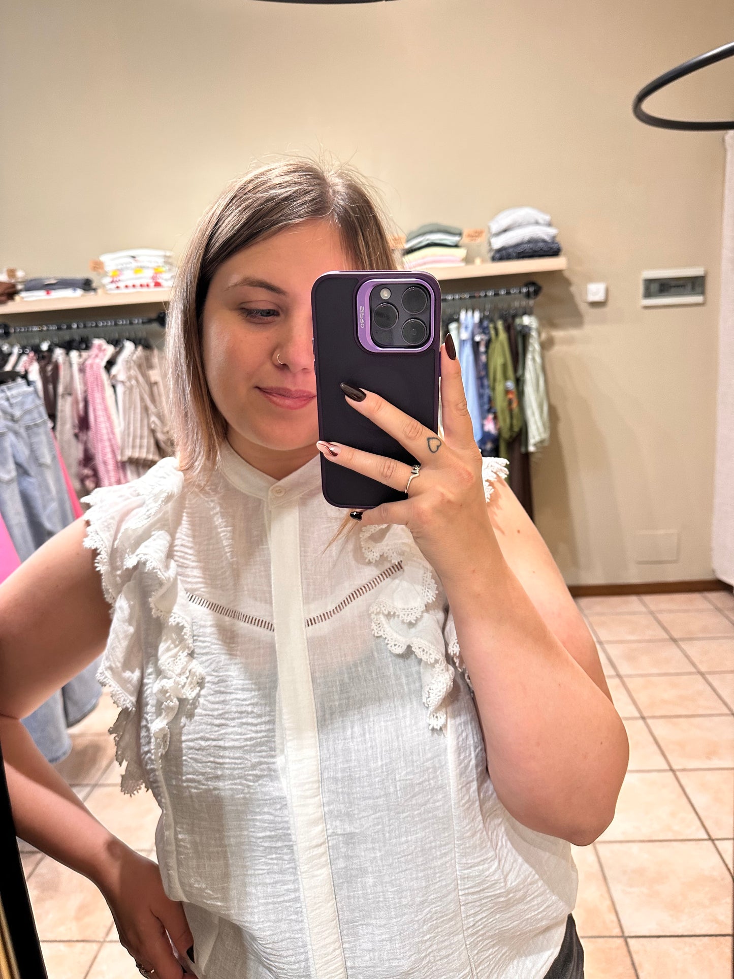 Blusa volant