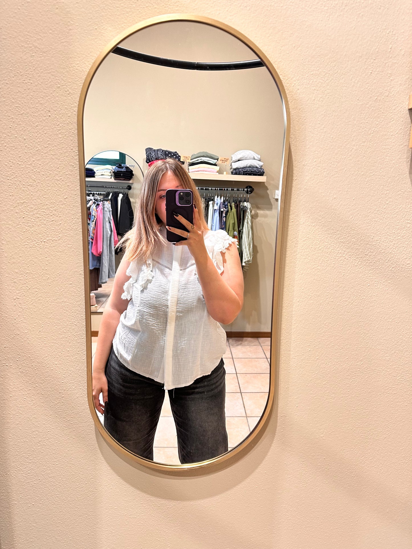 Blusa volant