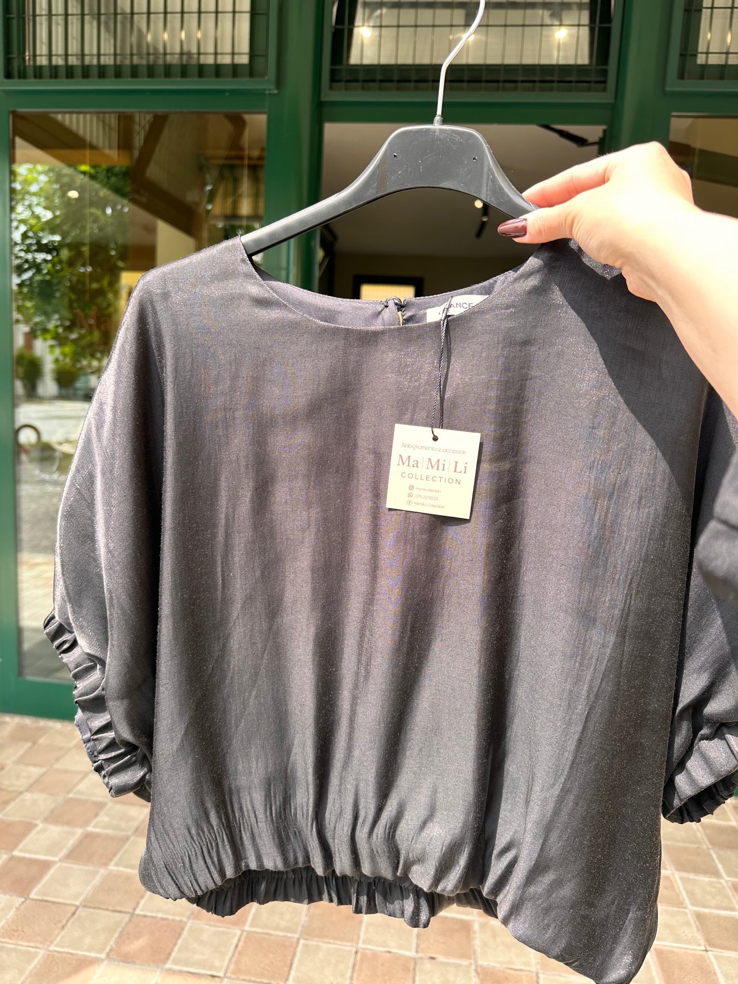 Blusa lurex