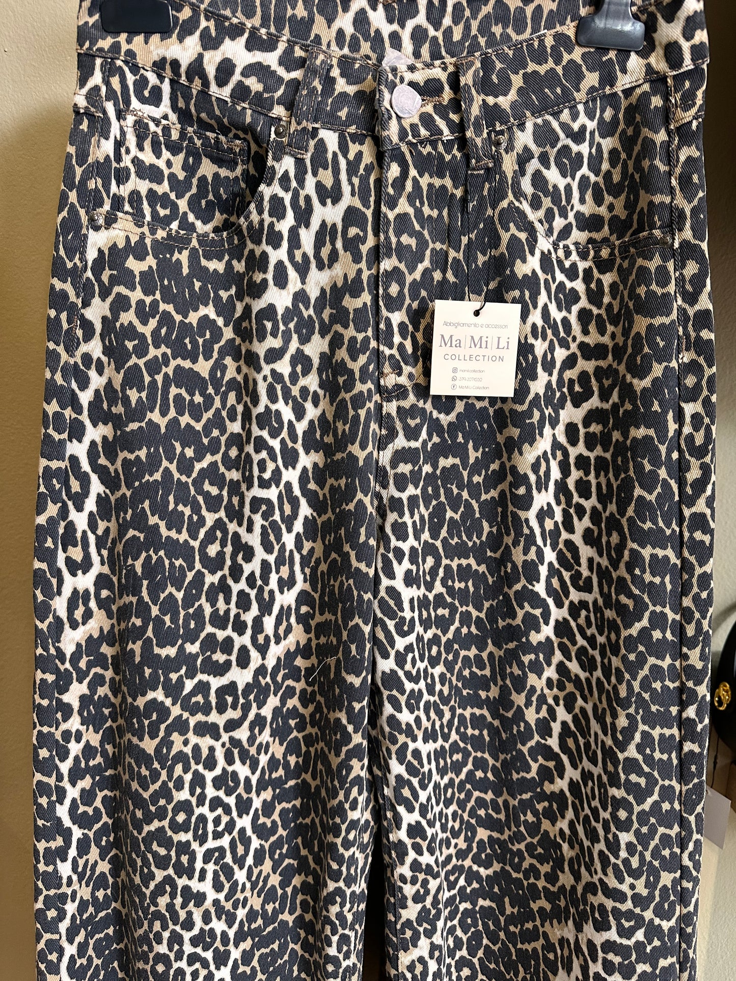 Pantalone leopardato